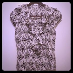 Banana Republic Women's Ruffled Blouse Size Small